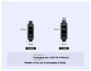 48V UHF Microphone Converter XLR Transmitter and Receiver Microphone System for All Kind Microphone B 48V UHF Microphone Converter XLR Transmitter and Receiver Microphone System for All Kind Microphone B