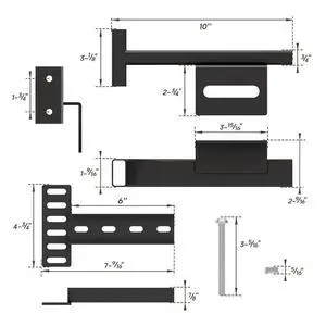 Heavy Duty Headboard Bracket Kit, Universal Bed Frame Stabilizer , Fits Twin Full Queen Size Heavy Duty Headboard Bracket Kit, Universal Bed Frame Stabilizer , Fits Twin Full Queen Size