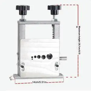Wire Stripper Machine Rust-Proof Blades for Recycling Copper Wires 1-17mm Capacity Cable Peeler Wire Stripper Machine Rust-Proof Blades for Recycling Copper Wires 1-17mm Capacity Cable Peeler