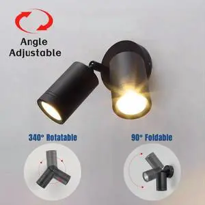 Outdoor LED Spotlight Waterproof Mounted Wall Sconce Garden Fence Balcony Decor Exterior Spot Lighting Fixture Outdoor LED Spotlight Waterproof Mounted Wall Sconce Garden Fence Balcony Decor Exterior Spot Lighting Fixture
