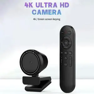 4K HD Computer USB Webcam for Live Streaming, Online Classes, Video Conference Autofocus Camera with Remote Control 4K HD Computer USB Webcam for Live Streaming, Online Classes, Video Conference Autofocus Camera with Remote Control