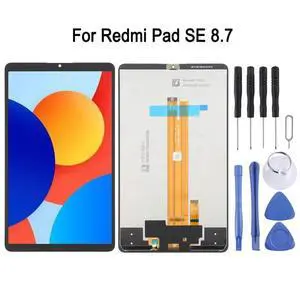 8.7-inch LCD Screen For Redmi Pad SE 8.7 Tablet LCD Display & Touch Screen, Repair Replacement Part 8.7-inch LCD Screen For Redmi Pad SE 8.7 Tablet LCD Display & Touch Screen, Repair Replacement Part