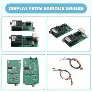 uyuy TX+RX 2CH 20KM TTL Optical Module Kits DC 5.5-26V Optical Terminal Module TX 1310 RX 1550nm uyuy TX+RX 2CH 20KM TTL Optical Module Kits DC 5.5-26V Optical Terminal Module TX 1310 RX 1550nm