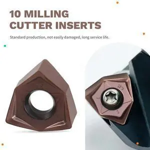 10PCS WNMU080608EN-GM Carbide Inserts Double Sided Hexagonal Fast Feed WNMU 080608 Milling Cutter Inserts Roughing Tools 10PCS WNMU080608EN-GM Carbide Inserts Double Sided Hexagonal Fast Feed WNMU 080608 Milling Cutter Inserts Roughing Tools