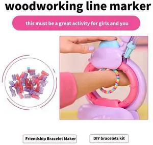 Bracelet Making Kit Toy for Girls Friendship Arts Crafts Bracelets String Maker Kit for Birthday Present DIY Bracelet Making Kit Toy for Girls Friendship Arts Crafts Bracelets String Maker Kit for Birthday Present DIY