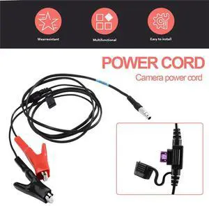 565854 Power Cable for Leica TPS1200 TPS2003 TS10 TCRP1203 Total Station, 0B 5-Pin Connector to Alligator Clips 565854 Power Cable for Leica TPS1200 TPS2003 TS10 TCRP1203 Total Station, 0B 5-Pin Connector to Alligator Clips