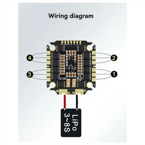 AA08-3075S 32Bit 75A 4-in-1 ESC 3075 V2 AM32 FPV 4-in-1 ESC 3-8S FPV Cross-Country ESC AA08-3075S 32Bit 75A 4-in-1 ESC 3075 V2 AM32 FPV 4-in-1 ESC 3-8S FPV Cross-Country ESC