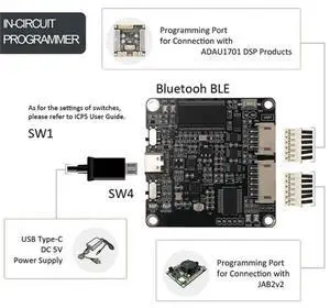 In-Circuit Programmer with UART for PC UI Control & SigmaStudio Control- ICP5 In-Circuit Programmer with UART for PC UI Control & SigmaStudio Control- ICP5