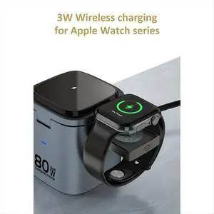 80W 6-in-1 GaN Charging Station Adapter with Type C PD 60W Retractable Charging Cable Fast Charger EU PLUG 80W 6-in-1 GaN Charging Station Adapter with Type C PD 60W Retractable Charging Cable Fast Charger EU PLUG