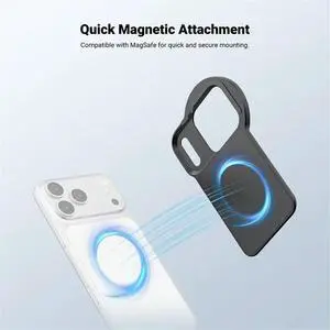 6.9" Magnetic Phone Lens Filter Mount for MagSafe 12-17 Pro Max & 14-16 Plus,Snap-on Camera Filter Holder Adapter 6.9" Magnetic Phone Lens Filter Mount for MagSafe 12-17 Pro Max & 14-16 Plus,Snap-on Camera Filter Holder Adapter