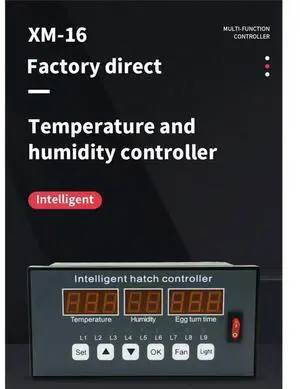 ligent Digital Temperature Humidity Automatic Incubator XM-16 Egg Incubator Controller Control System Egg Brooder ligent Digital Temperature Humidity Automatic Incubator XM-16 Egg Incubator Controller Control System Egg Brooder