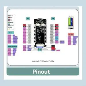 T114 V2 Meshtastic Tracker NRF52840 SX1262 LoRaWAN for Devboard Low Power TFT Display BLE ,470-510mhz T114 V2 Meshtastic Tracker NRF52840 SX1262 LoRaWAN for Devboard Low Power TFT Display BLE ,470-510mhz