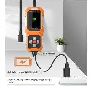 Digital Gas Leak Detector PPM Range Audible/Visual Alarm Semiconductor Sensor Propane Natural Gas Combustible Digital Gas Leak Detector PPM Range Audible/Visual Alarm Semiconductor Sensor Propane Natural Gas Combustible