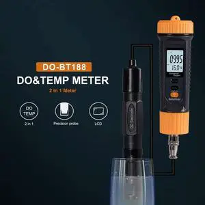Bluetooth Tuya Dissolved Oxygen Meter 0-20mg/L Oxygen Contents Detector Digital Water Analyzer for Pool Aquarium Bluetooth Tuya Dissolved Oxygen Meter 0-20mg/L Oxygen Contents Detector Digital Water Analyzer for Pool Aquarium