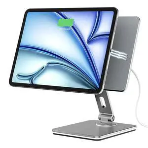 Magnetic Charging Tablet Stand for IPad Pro/Air,Rotatable Folding,Self-Contained Installation Magnetic Charging Tablet Stand for IPad Pro/Air,Rotatable Folding,Self-Contained Installation