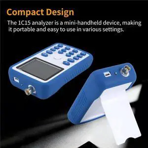 1C15 Mini Handheld Oscilloscope Digital Sampling Rate 500MS/S Analog Bandwidth 110MHz Support Waveform EU PLUG 1C15 Mini Handheld Oscilloscope Digital Sampling Rate 500MS/S Analog Bandwidth 110MHz Support Waveform EU PLUG