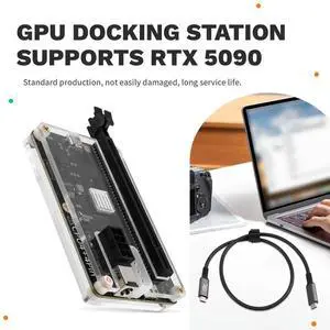USB4 for Thunderbolt 4 /3 GPU Dock for RTX5090 RX7900 for Extrernal PCIe Graphics Card to Laptop Notebook for Win10/11 USB4 for Thunderbolt 4 /3 GPU Dock for RTX5090 RX7900 for Extrernal PCIe Graphics Card to Laptop Notebook for Win10/11