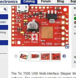 T500 3134 Tic USB Multi-Interface Stepper Motor Controller T500 3134 Tic USB Multi-Interface Stepper Motor Controller