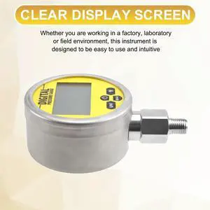 16MPA 80mm 0.4%FS 1/4NPT Digital Display Gauge Meter Accuracy Backlight Hydraulic Gas Water Pressure Gauges 16MPA 80mm 0.4%FS 1/4NPT Digital Display Gauge Meter Accuracy Backlight Hydraulic Gas Water Pressure Gauges