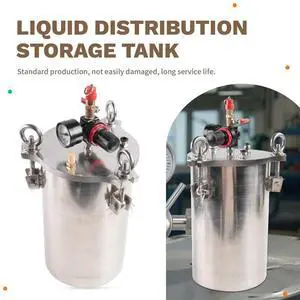 Dispenser Pressure Tank 304 Stainless Steel Pressure Barrel Dispensing Valve Fluid Dispensing Bucket 4L Dispenser Pressure Tank 304 Stainless Steel Pressure Barrel Dispensing Valve Fluid Dispensing Bucket 4L