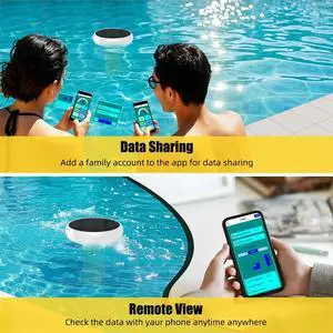 Tuya Zigbee 7 in 1 Pool Chlorine Monitor PH ORP TDS EC Water Tester Solar Floating with Gateway Tuya Zigbee 7 in 1 Pool Chlorine Monitor PH ORP TDS EC Water Tester Solar Floating with Gateway