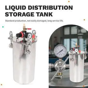 Dispenser Pressure Tank 304 Stainless Steel Pressure Barrel Dispensing Valve Fluid Dispensing Bucket 5L Dispenser Pressure Tank 304 Stainless Steel Pressure Barrel Dispensing Valve Fluid Dispensing Bucket 5L