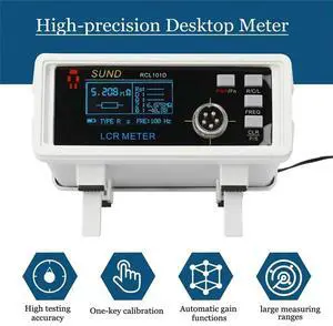 RCL101D Digital Bridge: High-Precision 3-in-1 LCR Meter with Auto-Ranging, Multi-Freq (100Hz/10kHz) & Dual Modes EU-PLUG RCL101D Digital Bridge: High-Precision 3-in-1 LCR Meter with Auto-Ranging, Multi-Freq (100Hz/10kHz) & Dual Modes EU-PLUG