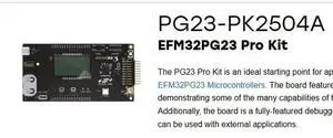PG23-PK2504A EFM32PG23 Pro Kit EFM32 PG23 PG23-PK2504A EFM32PG23 Pro Kit EFM32 PG23
