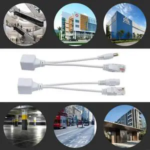 2pcs/set POE Adapter Cable RJ45 Injector & Splitter Passive Power Over Ethernet Support 12V Synthesizer Separator 2pcs/set POE Adapter Cable RJ45 Injector & Splitter Passive Power Over Ethernet Support 12V Synthesizer Separator