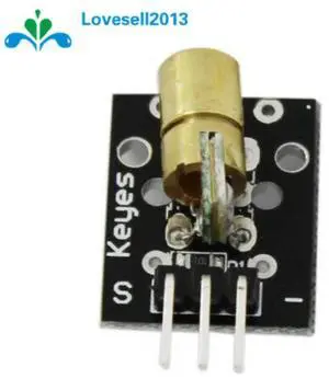 KY-008 650nm Laser sensor Module 6mm 5V 5mW Red Laser Dot Diode Copper Head for KY-008 650nm Laser sensor Module 6mm 5V 5mW Red Laser Dot Diode Copper Head for