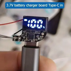 Type-C Socket Charger Module for 3.7V Lithium with Digital Display Type-C Socket Charger Module for 3.7V Lithium with Digital Display