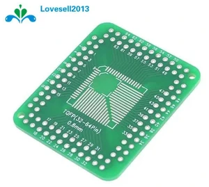 2Pcs QFP/TQFP/LQFP/FQFP 32/44/64/80/100 To DIP Adapter PCB Board Converter 2Pcs QFP/TQFP/LQFP/FQFP 32/44/64/80/100 To DIP Adapter PCB Board Converter