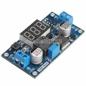DC Buck Step Down Module LM2596 DC/DC 4.0~40V to 1.25-37V Adjustable Voltage Regulator With LED Voltmeter DC Buck Step Down Module LM2596 DC/DC 4.0~40V to 1.25-37V Adjustable Voltage Regulator With LED Voltmeter