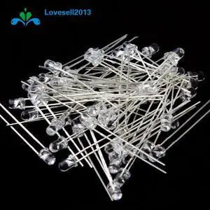 100Pcs 5mm 850nm IR infrared LED Lamp 100Pcs 5mm 850nm IR infrared LED Lamp