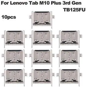 10pcs Charging Port Connector for Tab M10 Plus 3rd Gen TB125FU 10pcs Charging Port Connector 10pcs Charging Port Connector for Tab M10 Plus 3rd Gen TB125FU 10pcs Charging Port Connector