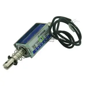 Durable ZYE1-0530 Open Frame Style Solenoid Coil DC 12V 1A 10mm Stroke Miniature Push Pull Type Electromagnet Durable ZYE1-0530 Open Frame Style Solenoid Coil DC 12V 1A 10mm Stroke Miniature Push Pull Type Electromagnet