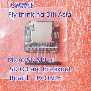 SD SPI 4682 or SDIO Card Breakout Board - 3V ONLY SD SPI 4682 or SDIO Card Breakout Board - 3V ONLY