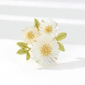 Womens Fashionable Floral Lapel Pin Spring Flower Brooch Fashion Accessory Womens Fashionable Floral Lapel Pin Spring Flower Brooch Fashion Accessory
