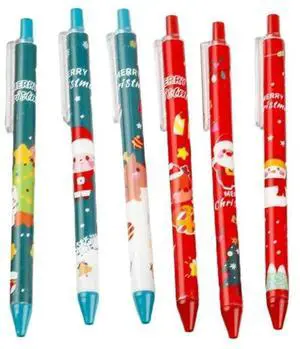 Retractable Gel Pen for Kid Student Christmas Party Treats Retractable Gel Pen for Kid Student Christmas Party Treats