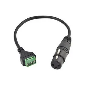 2025 XLR Female Connector To 3 Pin Screw Terminal Cable for Microphone Mixer 2025 XLR Female Connector To 3 Pin Screw Terminal Cable for Microphone Mixer