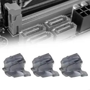 3Pcs Motherboards Slot Clips High Strength Plastic for Prevents Graphics Card Shifting Simple Installation Process 3Pcs Motherboards Slot Clips High Strength Plastic for Prevents Graphics Card Shifting Simple Installation Process