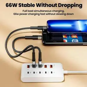 10 in 1 Electrical Socket USB Charging Power Adapter Fast Charging Speed Desktop 10 in 1 Electrical Socket USB Charging Power Adapter Fast Charging Speed Desktop