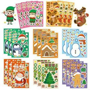 2025 Creative Christmas Stickers Set For DIY Projects Gift Wrapping And Family Fun 2025 Creative Christmas Stickers Set For DIY Projects Gift Wrapping And Family Fun
