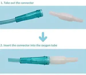 10Pcs Oxygen Tubing Joints ABS Oxygen Tubing Rotating Adapters For Clinical Settings And Hospital Equipment 10Pcs Oxygen Tubing Joints ABS Oxygen Tubing Rotating Adapters For Clinical Settings And Hospital Equipment