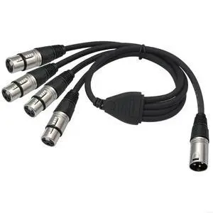 2025 3Pin XLR Connectors Cable 1 Male 4 Female l Construction Professional Sound Equipment Wide Device Compatibility 2025 3Pin XLR Connectors Cable 1 Male 4 Female l Construction Professional Sound Equipment Wide Device Compatibility