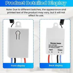 LED Light Remote Control Switch Receiver Wiring-Free Switch LED Light Remote Control Switch Receiver Wiring-Free Switch