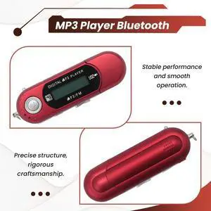 USB MP3 Player Music Player Digital LCD Screen Bluetooth FM Radio Multifunction MP3 Music Player Red USB MP3 Player Music Player Digital LCD Screen Bluetooth FM Radio Multifunction MP3 Music Player Red