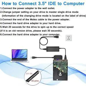 USB 2.0 to IDE / SATA 2.5Inch 3.5Inch Hard Drive Disk HDD SSD 480Mb/S Data Interface Converter Adapter Cable EU PLUG USB 2.0 to IDE / SATA 2.5Inch 3.5Inch Hard Drive Disk HDD SSD 480Mb/S Data Interface Converter Adapter Cable EU PLUG