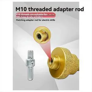 Brazed Pagoda Drill Bit M10 Brazed Diamond Tower Drill Tile Stone Rock Plate Drill Reaming Integrated Bit Diamond Tools Brazed Pagoda Drill Bit M10 Brazed Diamond Tower Drill Tile Stone Rock Plate Drill Reaming Integrated Bit Diamond Tools