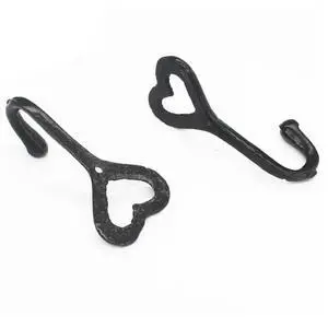 Iron Heart-Shaped Hook Set - Modern Minimalist Decorative Hook, for Hanging Iron Heart-Shaped Hook Set - Modern Minimalist Decorative Hook, for Hanging